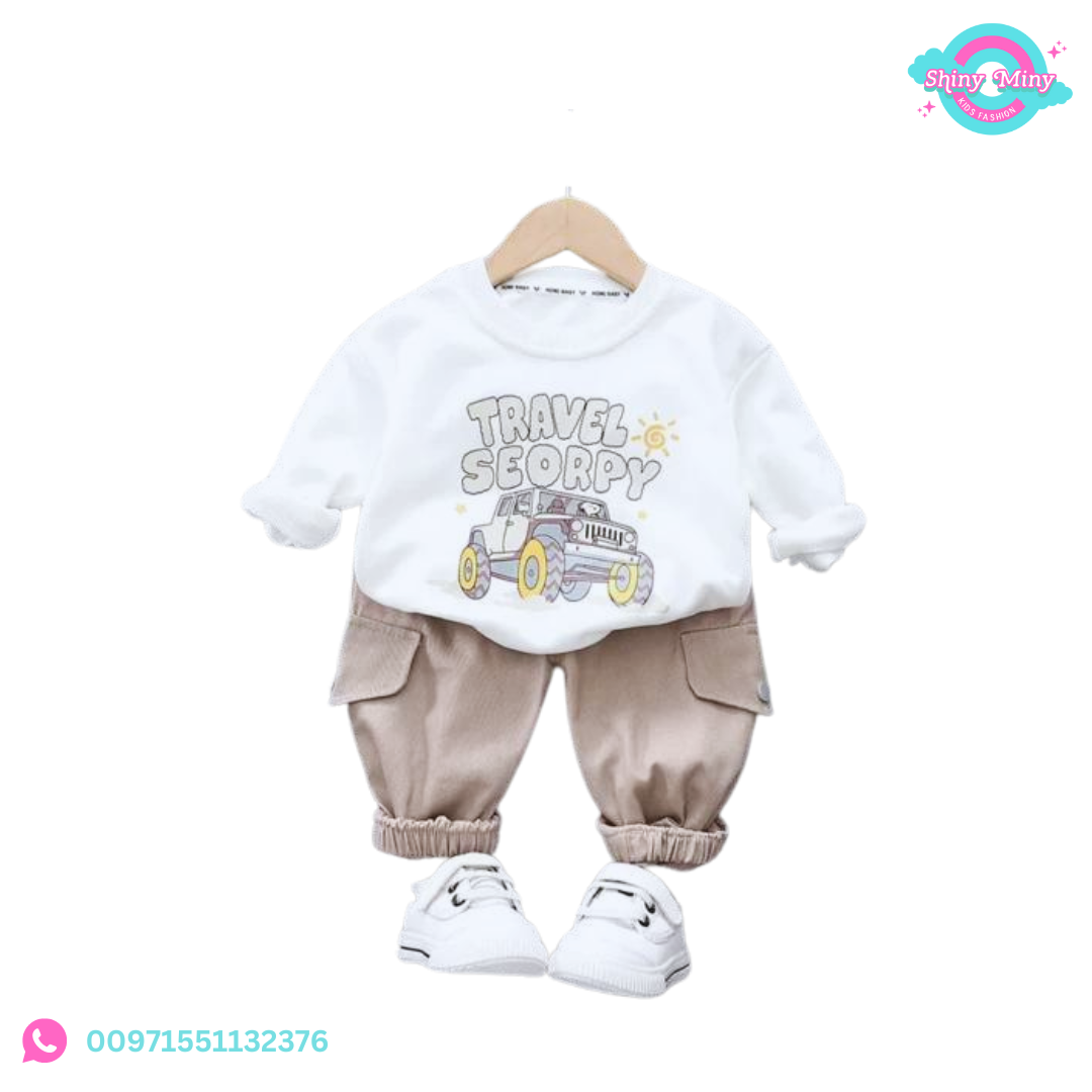 autumn boy's 2pcs outfit.